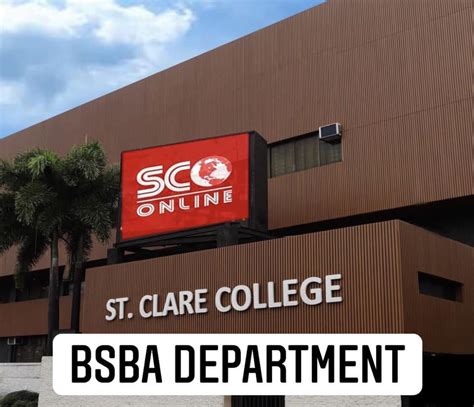 BSBA Of St. Clare College .